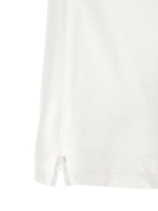 Stone Island White Cotton Polo Shirt