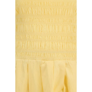 Ganni Bicolor Cotton Casual Dress