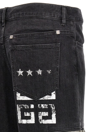 Givenchy Black Cotton Jeans Denim