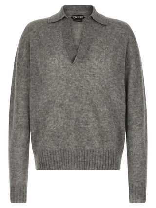 Tom Ford Gray Cashmere Cardigan