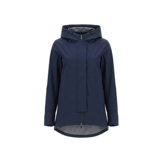 Herno Blue Polyester Shell Jacket