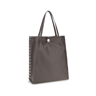 Zanellato Gray Calf Leather Bos Taurus Shoulder Bag
