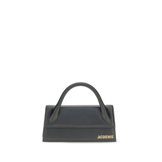Jacquemus Black Calf Leather Bos Taurus Shoulder Bag