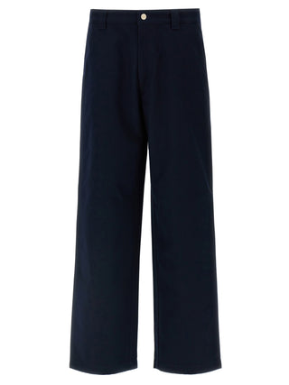 Gucci Blue Cotton Casual Pants