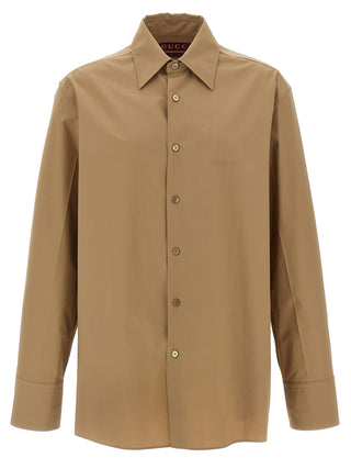 Gucci Beige Cotton Blouse