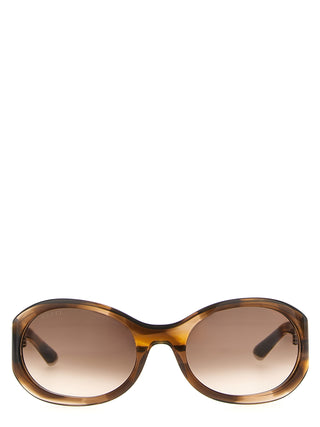 Gucci Brown Acetate Sunglasses