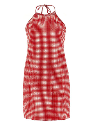 Hunza G Multicolor Polyester Short Dress