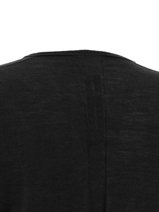 Rick Owens Black Cotton Sweatshirt