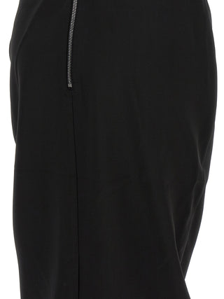Rick Owens Black Wool Long Dress