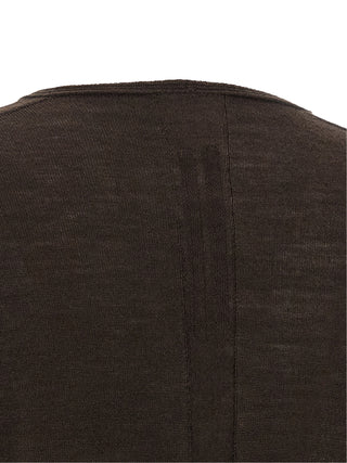 Rick Owens Brown Virgin Wool Shirt