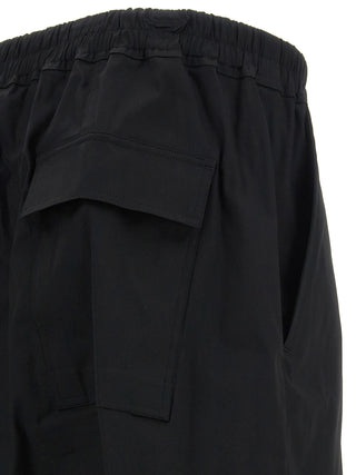 Rick Owens Black Cotton Casual Pants