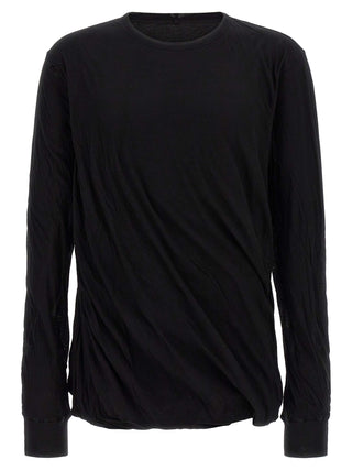 Rick Owens Black Cotton T-Shirt