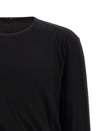 Rick Owens Black Cotton T-Shirt
