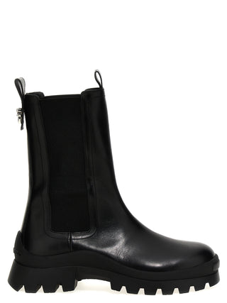 Dsquared² Black Calfskin Ankle Boots