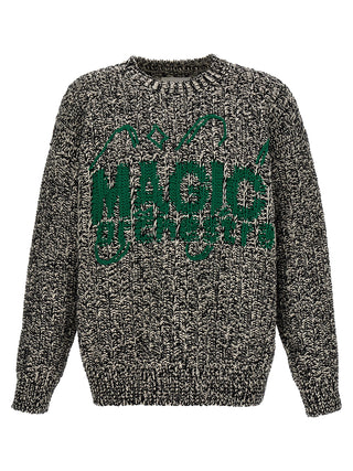 Jil Sander Multicolor Wool Cardigan