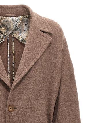 Etro Beige Wool Coat