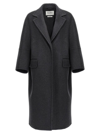 Max Mara Gray Virgin Wool Coat