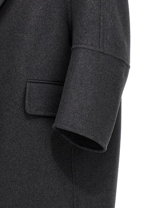 Max Mara Gray Virgin Wool Coat
