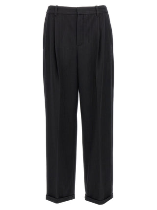 Saint Laurent Black Wool Dress Pants