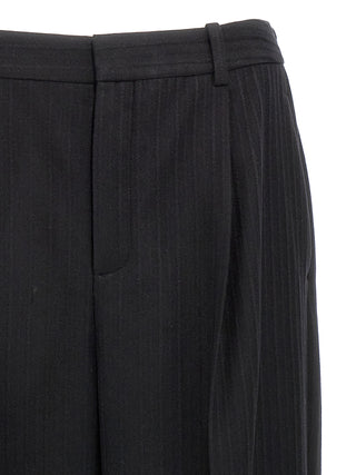 Saint Laurent Black Wool Dress Pants