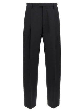 Marni Black Polyester Dress Pants