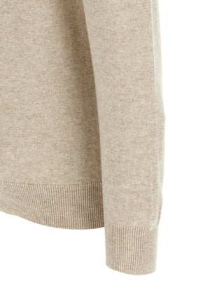 Brunello Cucinelli Beige Cashmere Cardigan