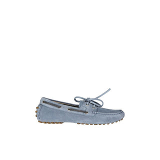 Brunello Cucinelli Blue Leather Moccassin