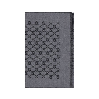 Gucci Gray Wool Oves Aries Scarf