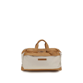 Brunello Cucinelli Beige Calf Leather Luggage And Travel