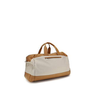 Brunello Cucinelli Beige Calf Leather Luggage And Travel