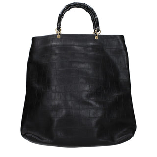 Jil Sander Black Leather Handbag