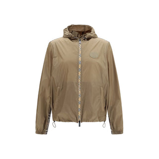 Burberry Brown Nylon Shell Jacket
