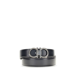 Ferragamo Blue Calf Leather Bos Taurus Regular Belt