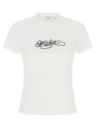 Off-White White Cotton T-Shirt