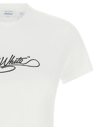 Off-White White Cotton T-Shirt