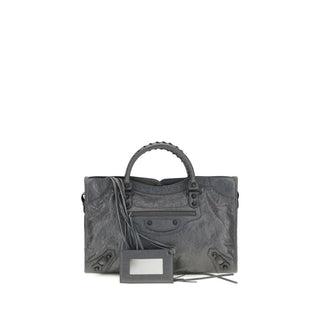 Balenciaga Gray Lamb Shoulder Bag