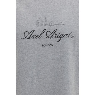 Axel Arigato Gray Cotton T-Shirt