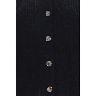 Our Legacy Black Alpaca Polo Shirt