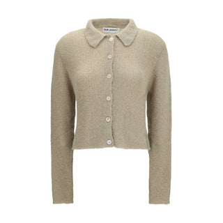 Our Legacy Beige Alpaca Polo Shirt