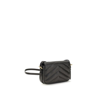 Saint Laurent Black Lamb Shoulder Bag