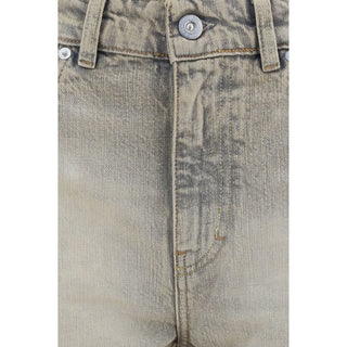 Our Legacy Gray Cotton Straight-Leg Jeans