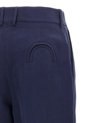Blazé Milano Savannah Fox Linen and Silk Trousers