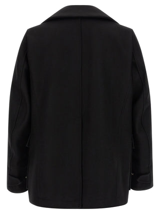 Dsquared² Black Wool Coat