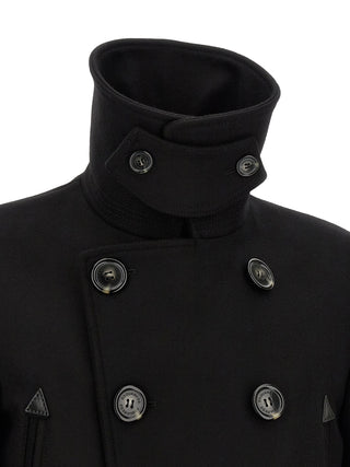 Dsquared² Black Wool Coat