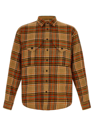 Dsquared² Orange Marabou Blouse