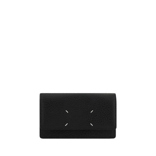 Maison Margiela Black Calf Leather Wallet