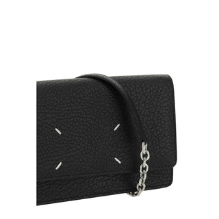 Maison Margiela Black Calf Leather Wallet