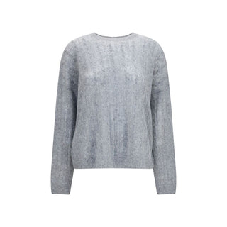 Lisa Yang Gray Cashmere Sweater