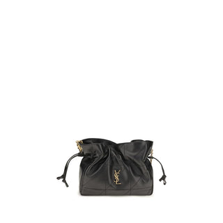 Saint Laurent Black Lamb Shoulder Bag