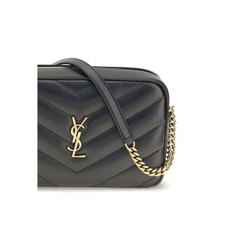 Saint Laurent Black Lamb Shoulder Bag